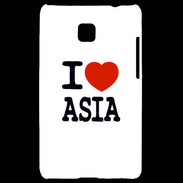Coque LG Optimus L3 II I love Asia