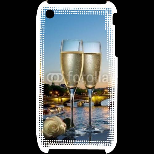 Coque iPhone 3G / 3GS Amour au champagne
