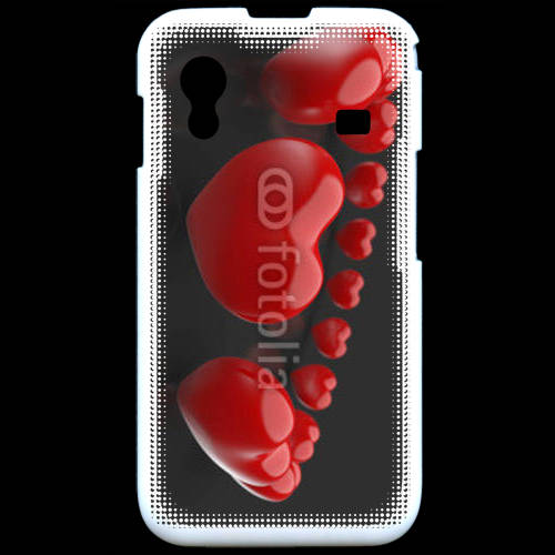 Coque Samsung ACE S5830 Bracelet de coeur