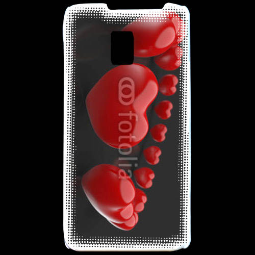 Coque LG P990 Bracelet de coeur