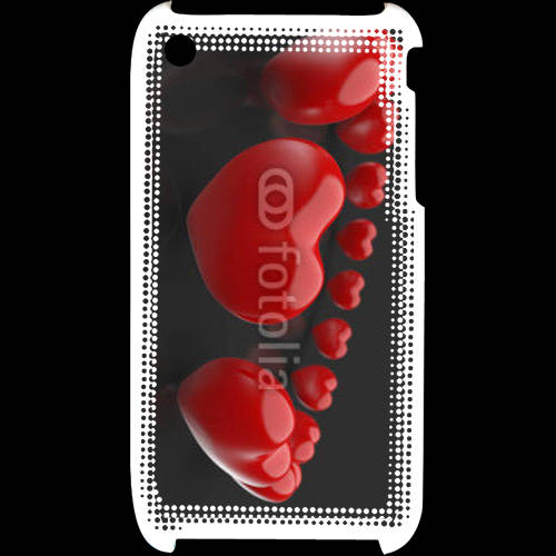 Coque iPhone 3G / 3GS Bracelet de coeur