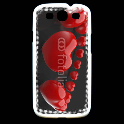 Coque Samsung Galaxy S3 Bracelet de coeur