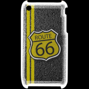 Coque iPhone 3G / 3GS route 66 goudron