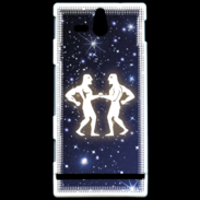 Coque SONY Xperia U zodiaque gémeaux