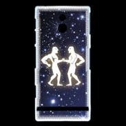 Coque Sony Xperia P zodiaque gémeaux