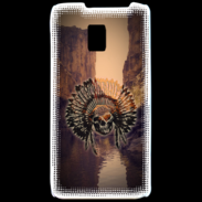 Coque LG P990 indien crane