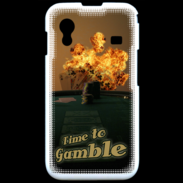 Coque Samsung ACE S5830 Poker flamme