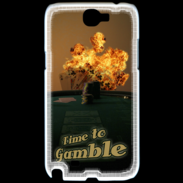 Coque Samsung Galaxy Note 2 Poker flamme