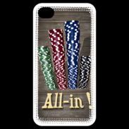 Coque iPhone 4 / iPhone 4S Poker all in