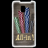 Coque LG P990 Poker all in