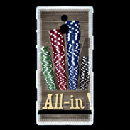 Coque Sony Xperia P Poker all in