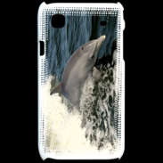 Coque Samsung Galaxy S Coque Dauphin et vague