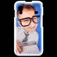 Coque Samsung ACE S5830 jeune Geek avec clavier