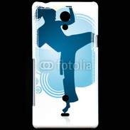 Coque Sony Xperia T Karaté féminin
