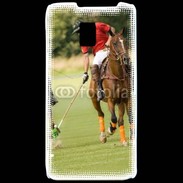 Coque LG P990 Joueur de Polo