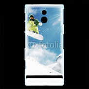 Coque Sony Xperia P Saut en Snowboard 2