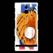 Coque Sony Xperia P Gants de Baseball