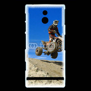 Coque Sony Xperia P Saut en quad