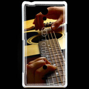 Coque Sony Xperia T Guitare sèche
