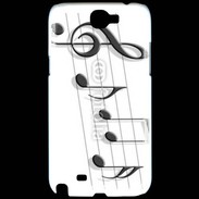 Coque Samsung Galaxy Note 2 Portée de notes