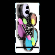 Coque Sony Xperia P Palette de maquillage