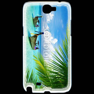 Coque Samsung Galaxy Note 2 Plage tropicale
