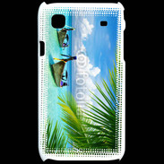 Coque Samsung Galaxy S Plage tropicale