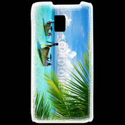 Coque LG P990 Plage tropicale