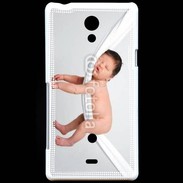 Coque Sony Xperia T Bébé qui dort