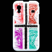 Coque Samsung ACE S5830 Timbres Français