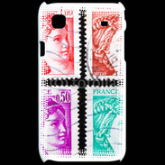Coque Samsung Galaxy S Timbres Français