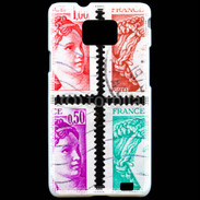 Coque Samsung Galaxy S2 Timbres Français