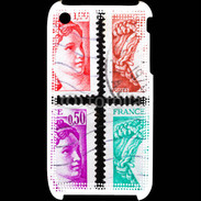 Coque iPhone 3G / 3GS Timbres Français