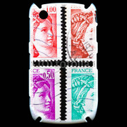 Coque Black Berry 8520 Timbres Français