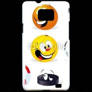 Coque Samsung Galaxy S2 Sourires de ballons