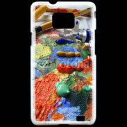 Coque Samsung Galaxy S2 Tube de peinture