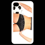 Coque iPhone 4 / iPhone 4S Football féminin