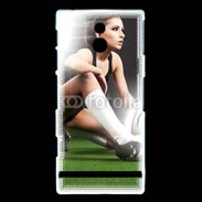 Coque Sony Xperia P Rugby féminin