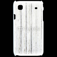 Coque Samsung Galaxy S Aspect bois blanc vieilli