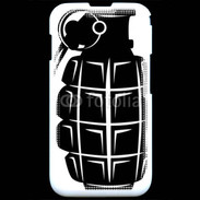 Coque Samsung ACE S5830 Grenade noire