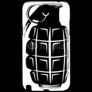 Coque Samsung Galaxy Note 2 Grenade noire