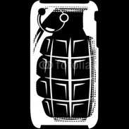 Coque iPhone 3G / 3GS Grenade noire