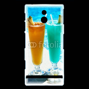 Coque Sony Xperia P Cocktail piscine