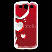 Coque Samsung Galaxy S3 Cœur en porcelaine