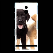 Coque Sony Xperia P Chiot labrador
