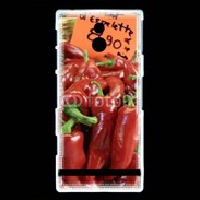 Coque Sony Xperia P Piment d'Espelette