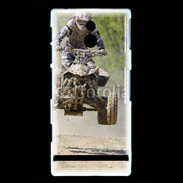 Coque Sony Xperia P Rallie raid en quad