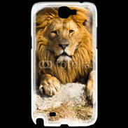 Coque Samsung Galaxy Note 2 Tête de lion