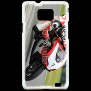 Coque Samsung Galaxy S2 Moto sur circuit