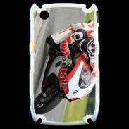 Coque Black Berry 8520 Moto sur circuit